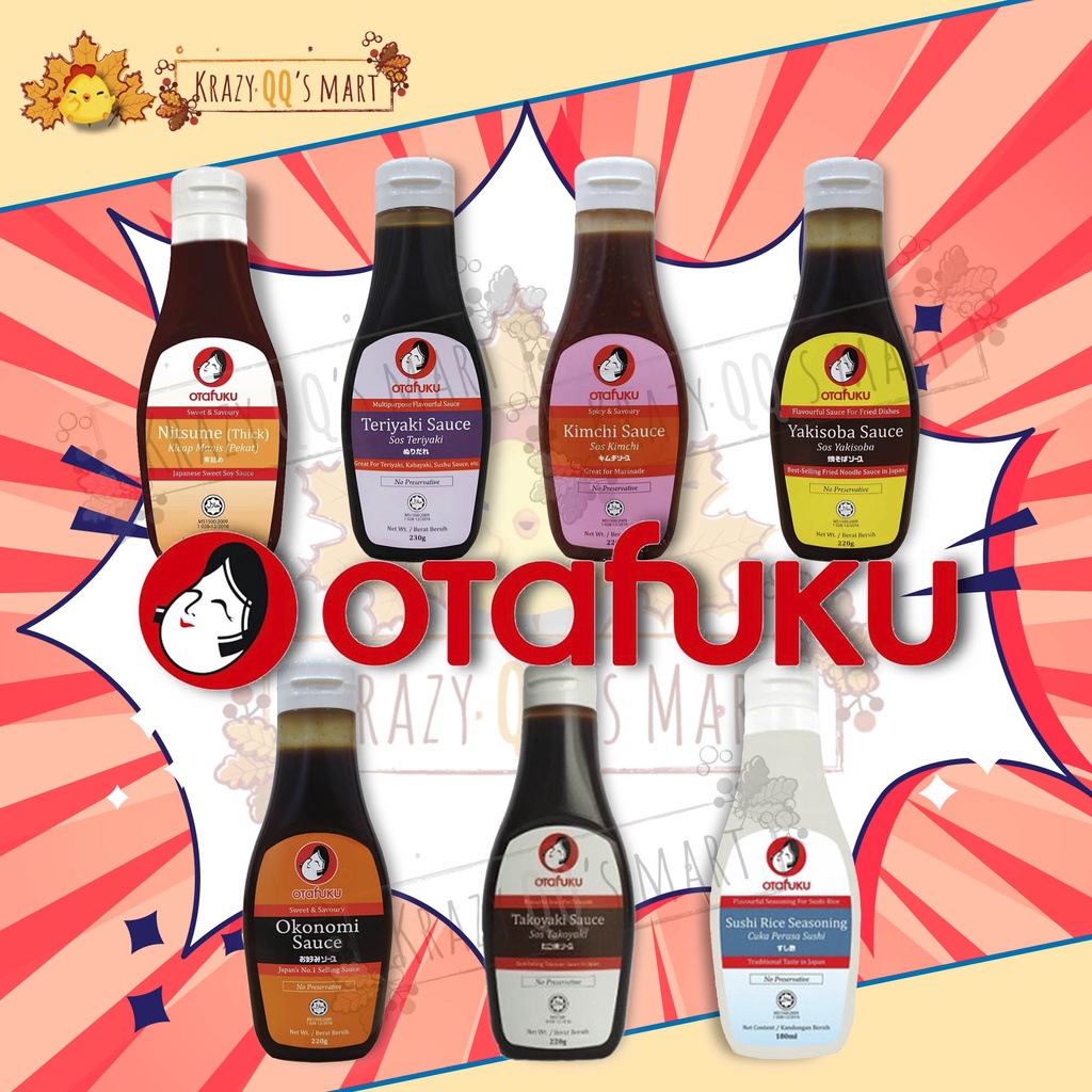 Otafuku (Halal) Sauce Series Teriyaki Yakisoba Kimchi Okonomi