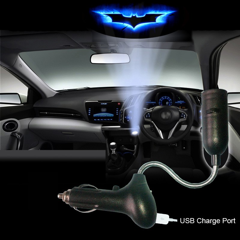 Car Truck Lighting Lamps Car Truck Parts 2pcs Red Batman