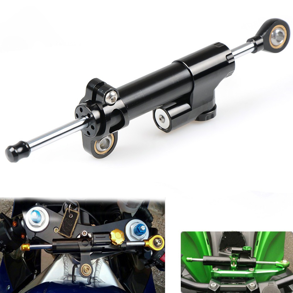 Steering dampers CNCステアリングダンパー＆ブラケットコンプリートセットフィットカワサキ忍者300 20132016