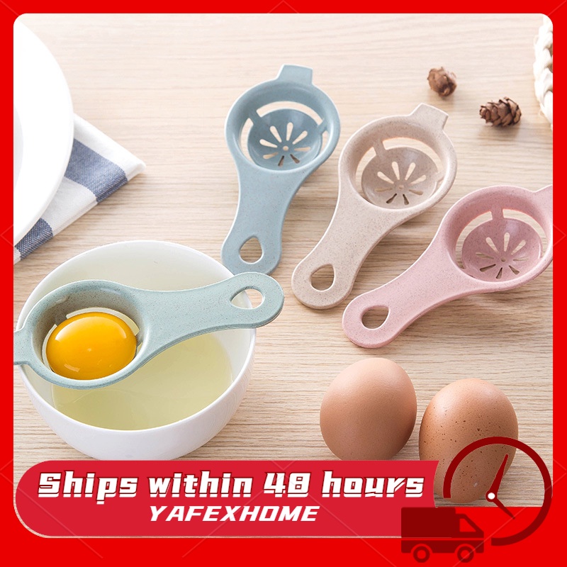 1pc egg liquid separator Wheat Straw Egg White Separator Egg Gadget Kitchen Gadget environmental protection and health.