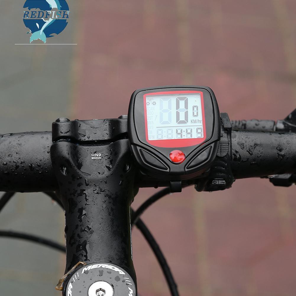 Lcd Bike Bicycle Cycle Computer Odometer Speedometer 