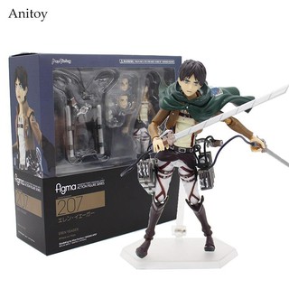 Anime Figma 207 Attack On Titan Eren Jaeger Shopee Malaysia - attack on titan uniform roblox