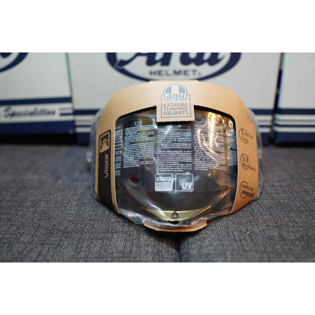 Clearance Stock Agv Race 3 Visor Pista Gpr Corsa Gpr Iridium Gold Shopee Malaysia