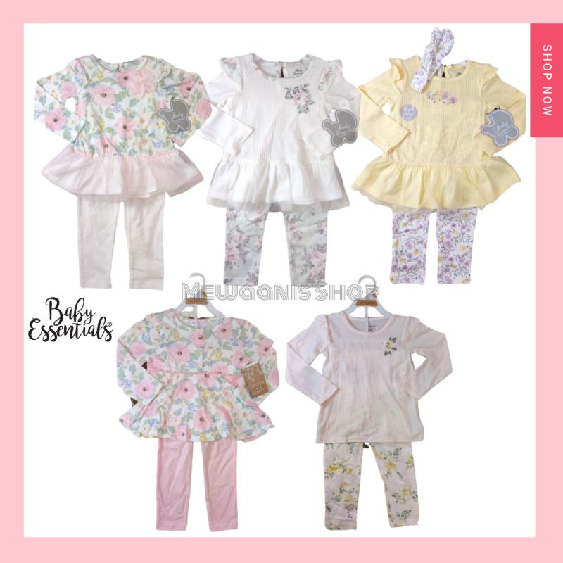 Set Baby Girl Flowers / Baju Set Jalan Bunga2 ❣️