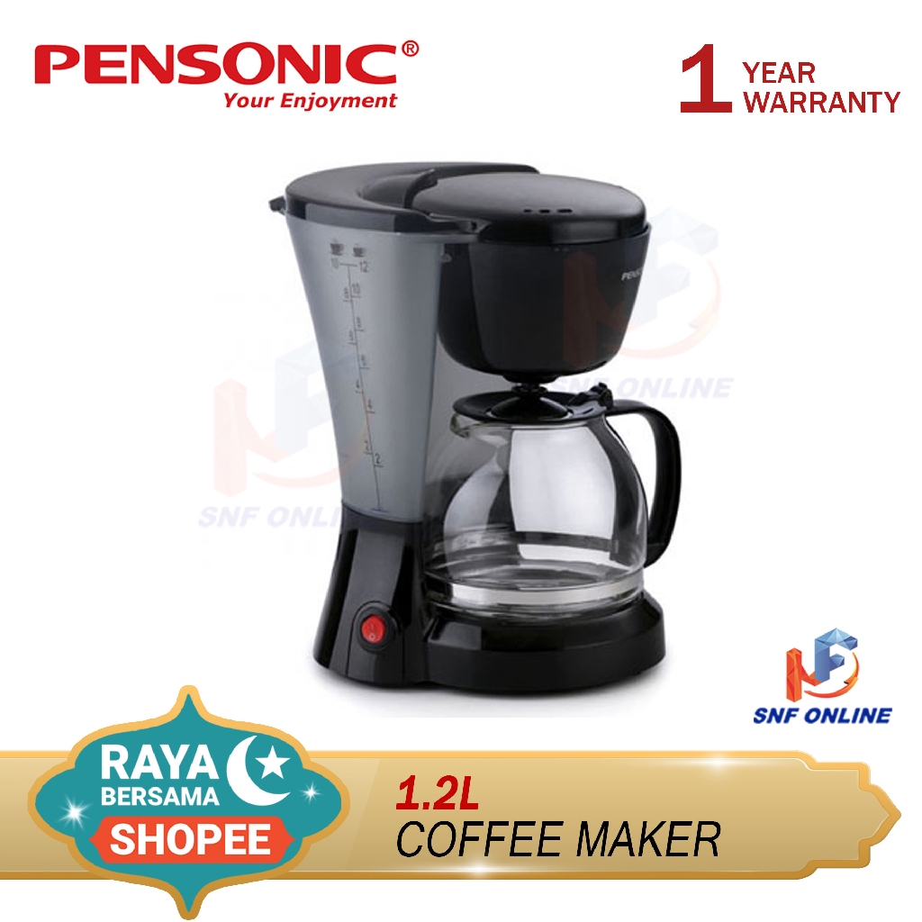 Pensonic 1.2L Coffee Maker PCM1900 PCM1902 Shopee Malaysia