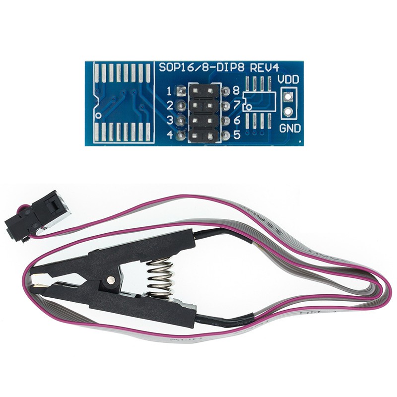 Reliable Multi CH341A 24 25 Series EEPROM Flash BIOS USB Programmer Module + SOIC8 SOP8 Test Clip 93CXX / 25CXX 24CXX... - Image 5