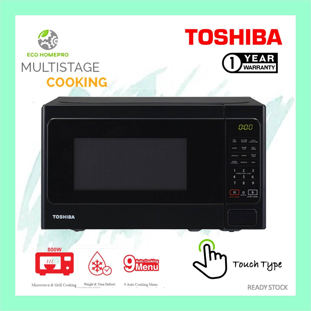 TOSHIBA 20L / 34L Grill Touch Microwave Oven ER-SGS34(K)MY/ER-SGS20(K)MY