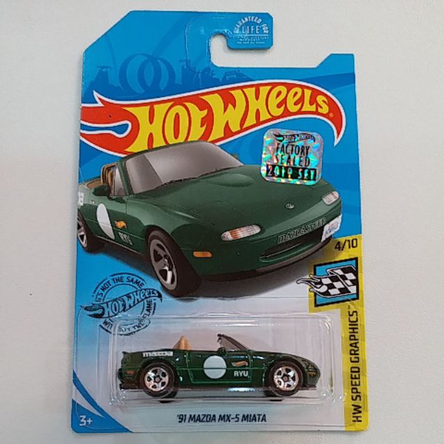 hot wheels 91 mazda mx 5 miata