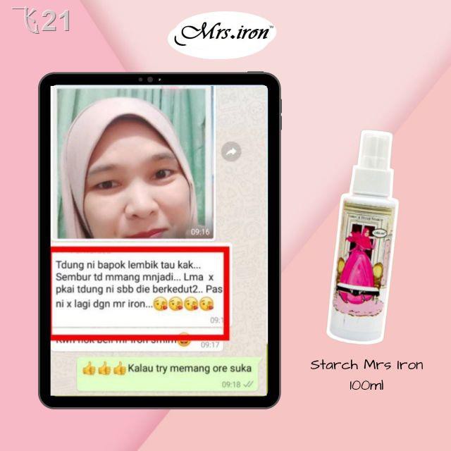 ☎✈❄PENGERAS TUDUNG MRS. IRON 100ML (Travel size)  Shopee Malaysia