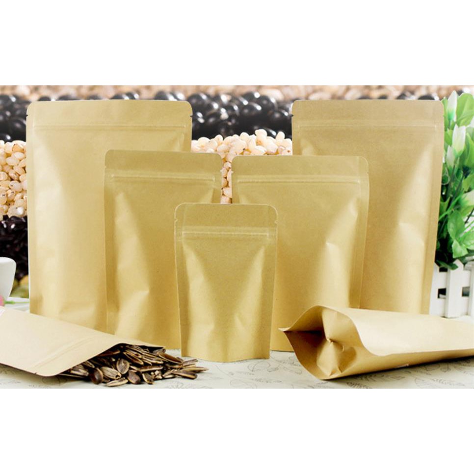 3000pcs 15cmx21cm Craft Paper Ziplock Bag (NO Window+Based+Inner