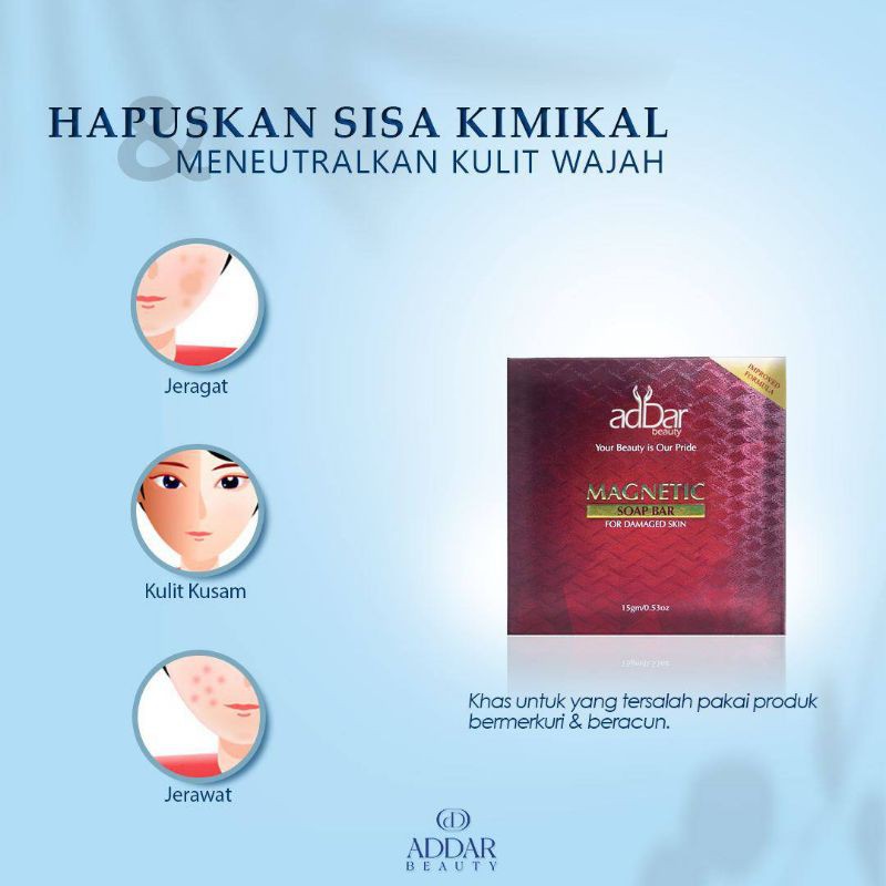 Buy Hot Item 100 Ori Sabun Magnetic Addar Beauty Merawat Kulit Wajah Jeragat Jerawat Kulit Kusam Seetracker Malaysia