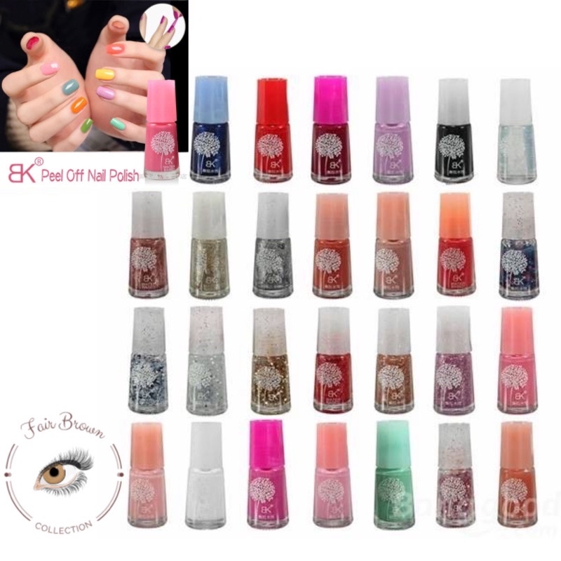 (ready Stock Malaysia) Nail Polish Peel Off 