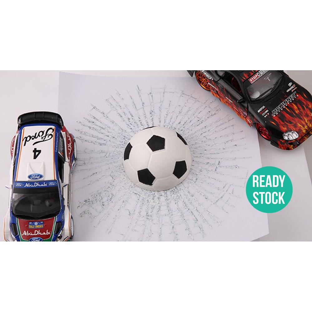 [ READY STOCK ] In Malaysia Creative 3D car stickers-Football