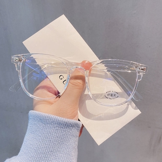 【READY STOCK AT MALAYSIA】Fashion Retro Transparent Glasses Frame Ladies Man Anti-blue light Round Frane Glasses