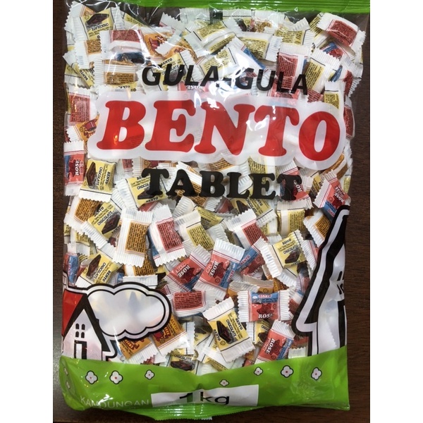 Gula Gula Bento Tablet 1kg Gula Gula Dulu Dulu Shopee Malaysia 1619