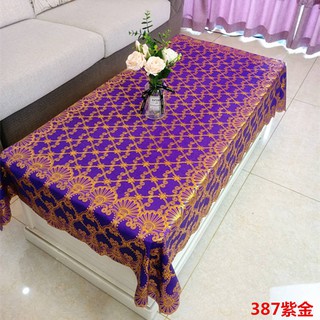 PVC Bronzed Teh Meja Table Tablecloth Tableclot Long Square Tea