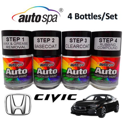 HONDA CIVIC Original Touch Up Paint AUTOSPA Touch Up Combo Set