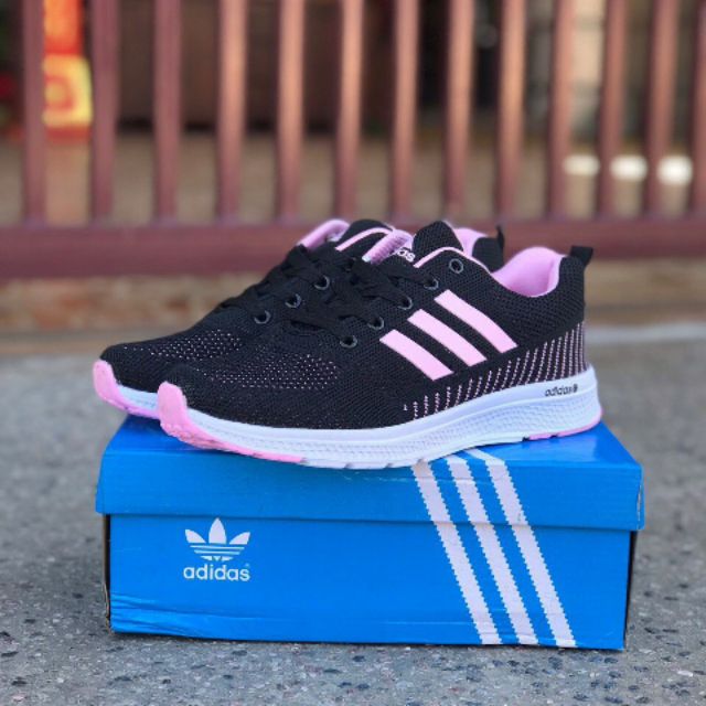 adidas cloudfoam black pink