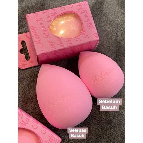 🔥READY STOCK🔥 BEAUTY BLENDER SPONGE BGM BIHAN GIRLY MAKEUP + 🎁