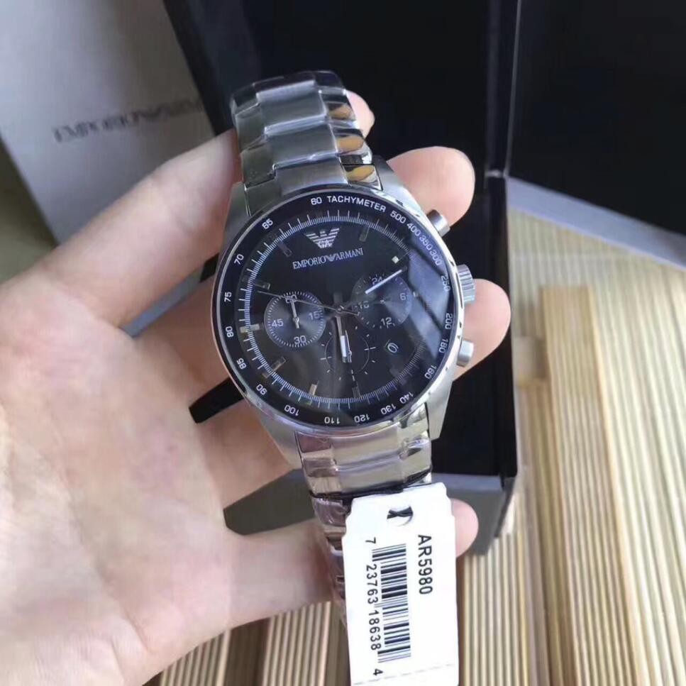 princess Temple) Armani Fashion Male Watch Series Ar 5980 Men Quartz Watch  | Shopee Malaysia