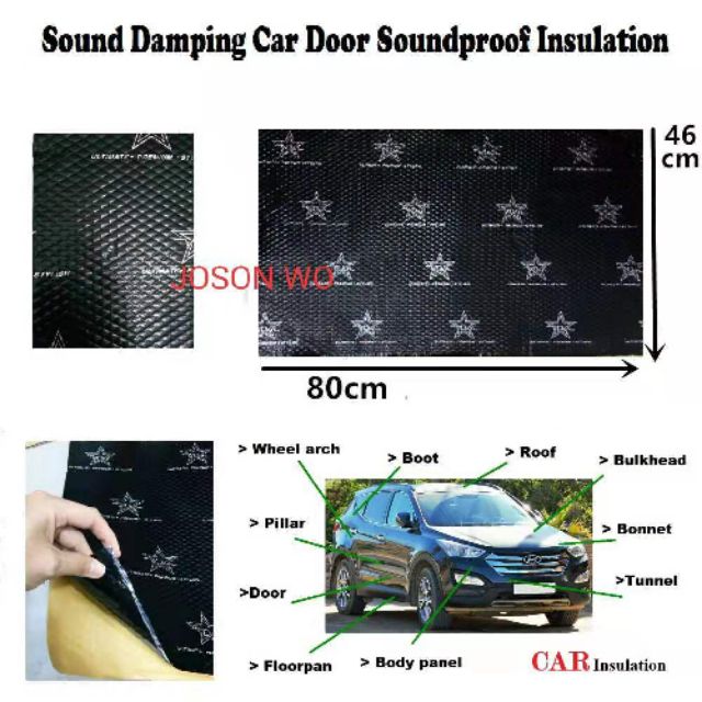 car door panel insulation