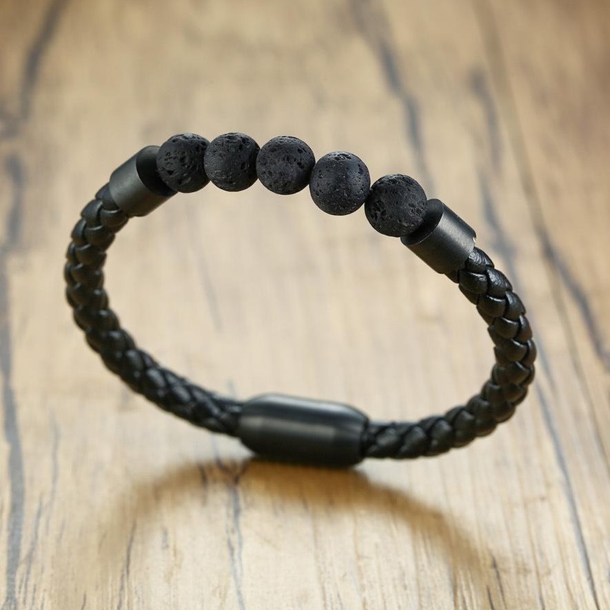 simple black bracelet