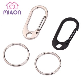 1/3/4pcs D-Ring Tactical Molle Aluminum Carabiner Snap Clip KeyChain Buckle EDC