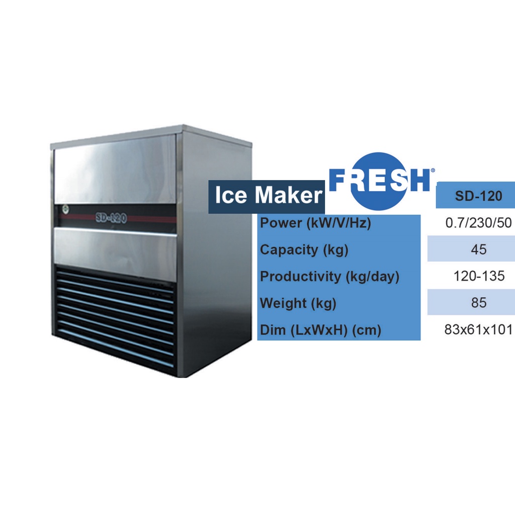 ice maker machine make cube automatic auto box water dispenser collect industrial restaurant