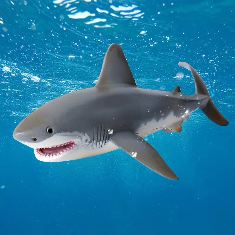 Lifelike Shark Shaped Toy Realistic Motion Simulation Animal Model For Kids Shopee Malaysia