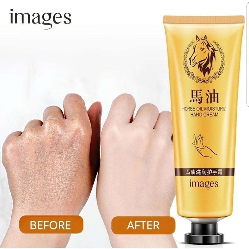 Images Handcream Horse Oil hand cream 30g - Moisturizing Losyen Tangan Lotion