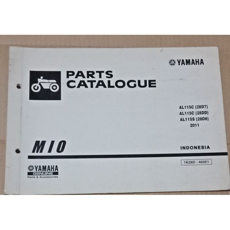 Book Part Catalogue Yamaha Mio Smile Copy Original Part Catalogue Buku Part Katalog Parts Part Catalogue Yamaha Mio Smile Copy Original Shopee Malaysia