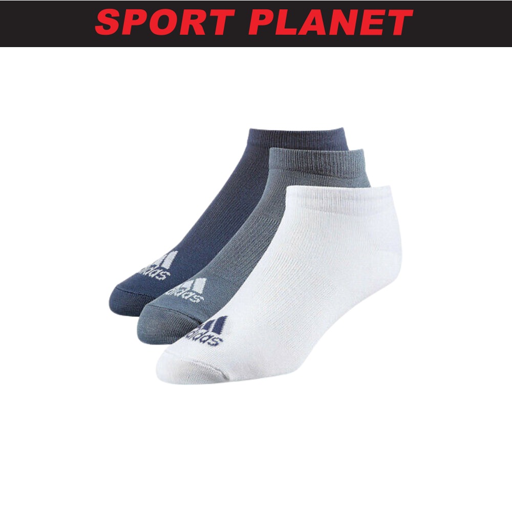 adidas Men/Kid 3 Stripe Performance No-Show Sport Sock 3 Pair ...