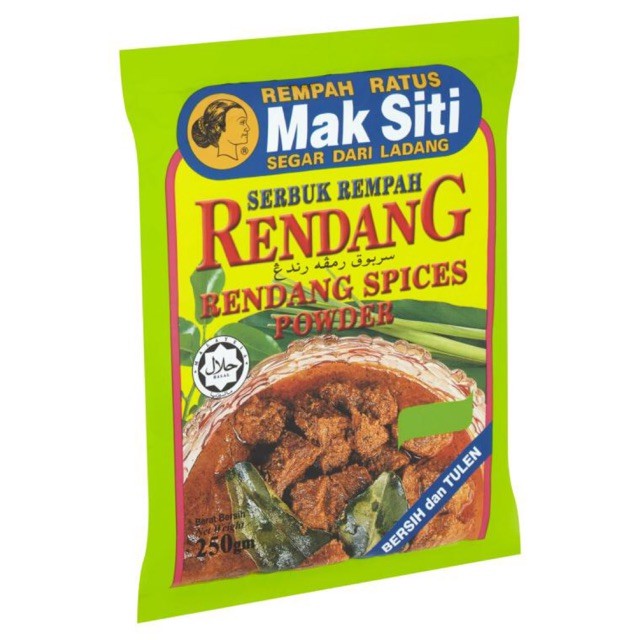 Mak Siti Serbuk Rempah Rendang 250g Shopee Malaysia