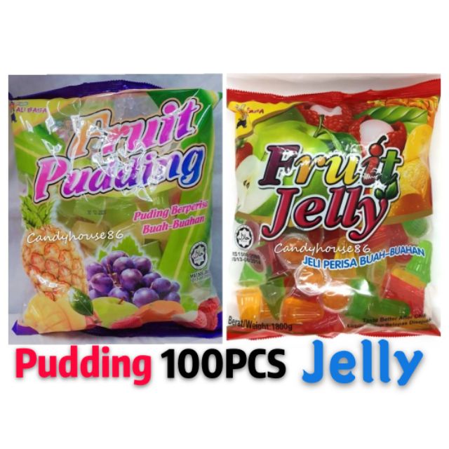 Mixed Fruit Jelly / Fruit Pudding Jelly Sumi 100Pcs Shopee Malaysia