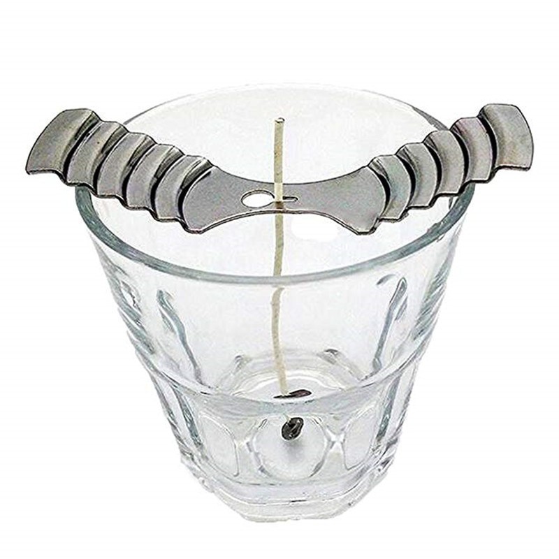-Ready StockStainless Steel Candle Wicks Holder Candle Holder Centering Device For Candle Making