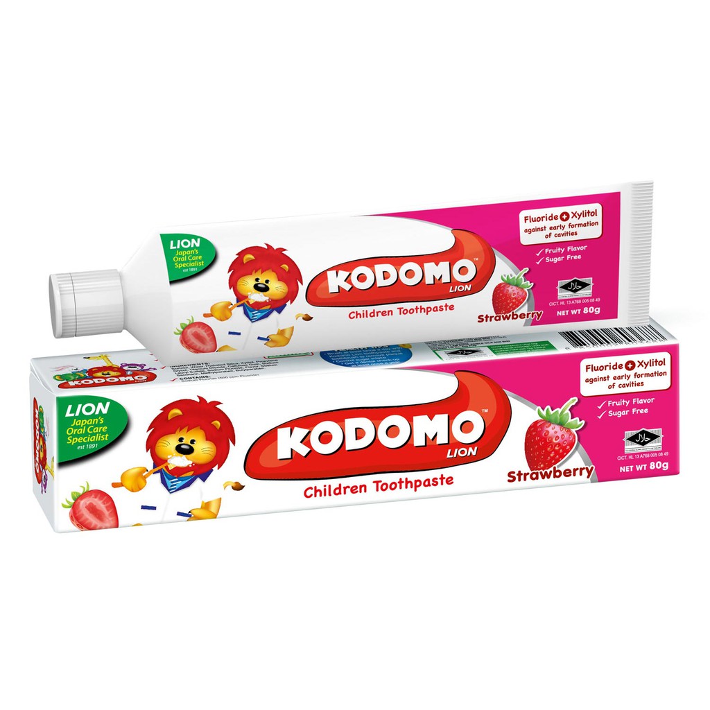 kodomo lion toothpaste