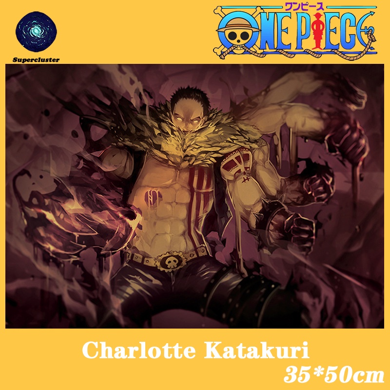 One Piece Charlotte Katakuri Anime Poster Kraft Paper Wallpaper Wall Poster Paintings Vintage 35 50cm Shopee Malaysia