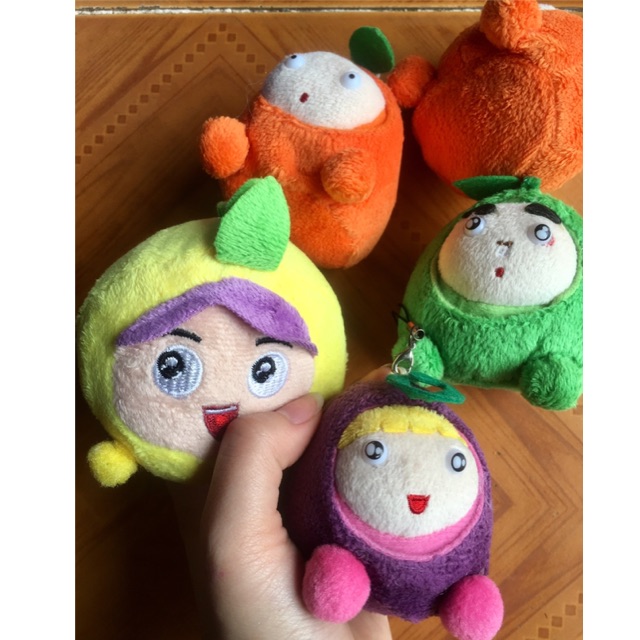 FRUIT ROBO COTTON KEYCHAIN