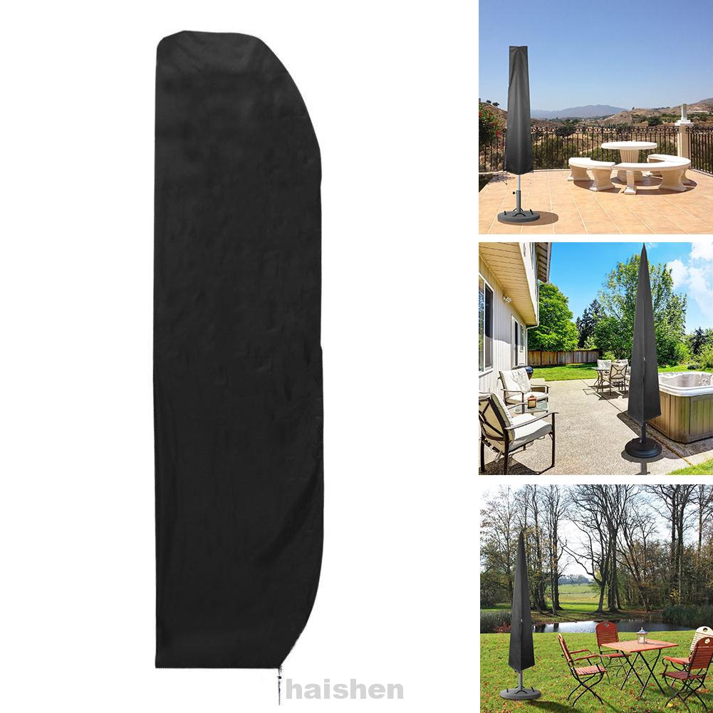 Home Large Accessories Windproof Portable With Zipper Outdoor Patio Umbrella Cover Shopee Malaysia