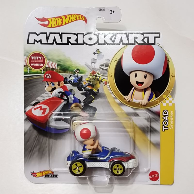 Hot Wheels Mario Kart Toad Sneeker New Shopee Malaysia 1360