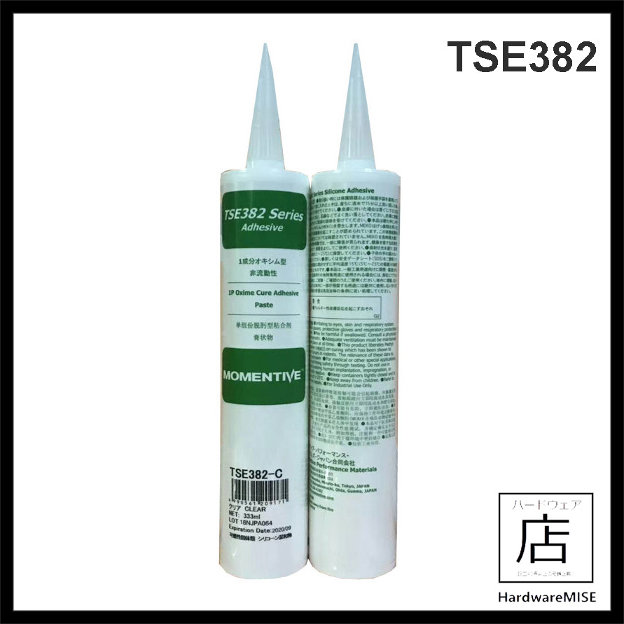 Momentive TSE382 Clear or White 333ml Dielectric Silicone Adhesive