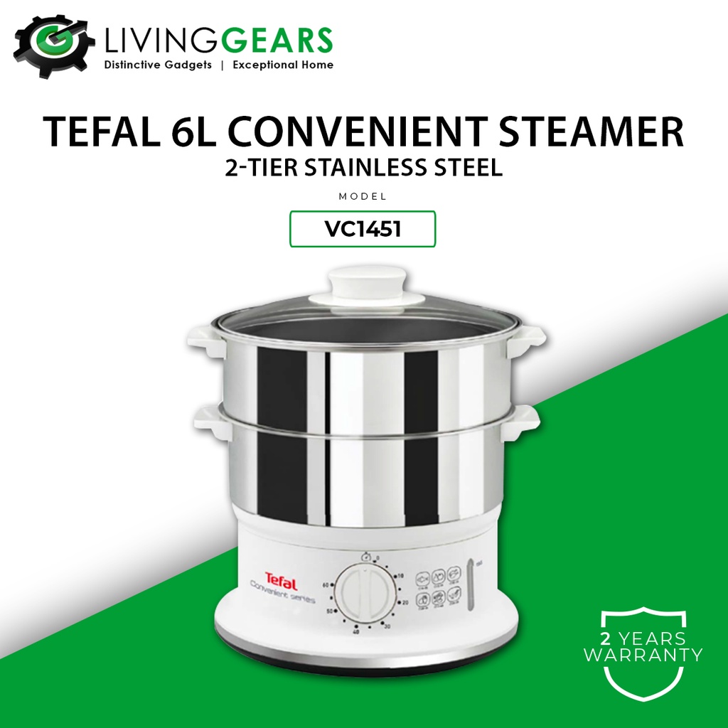 Tefal Compact 2Tier VC1398 (6L) VC1401/(9L) VC2048 3Tier Food Steamer