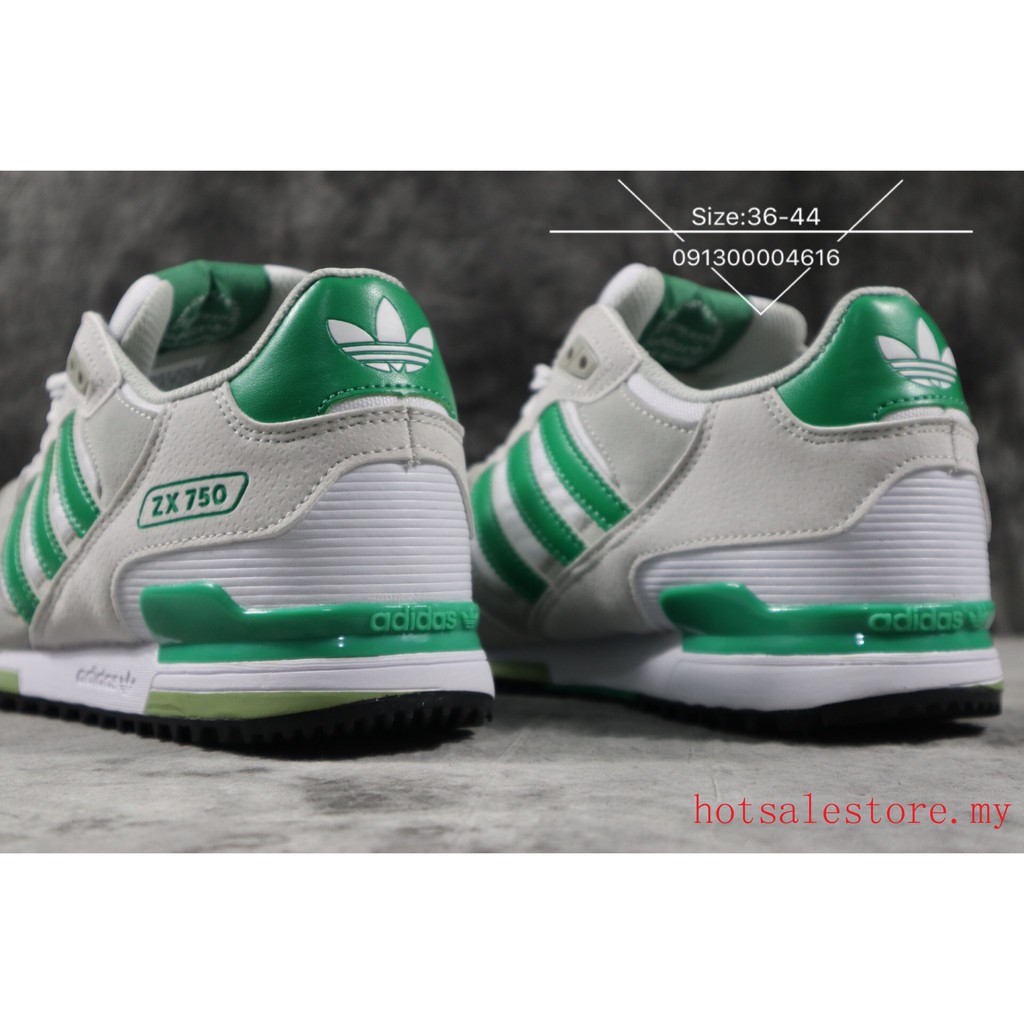 adidas zx 750 white green