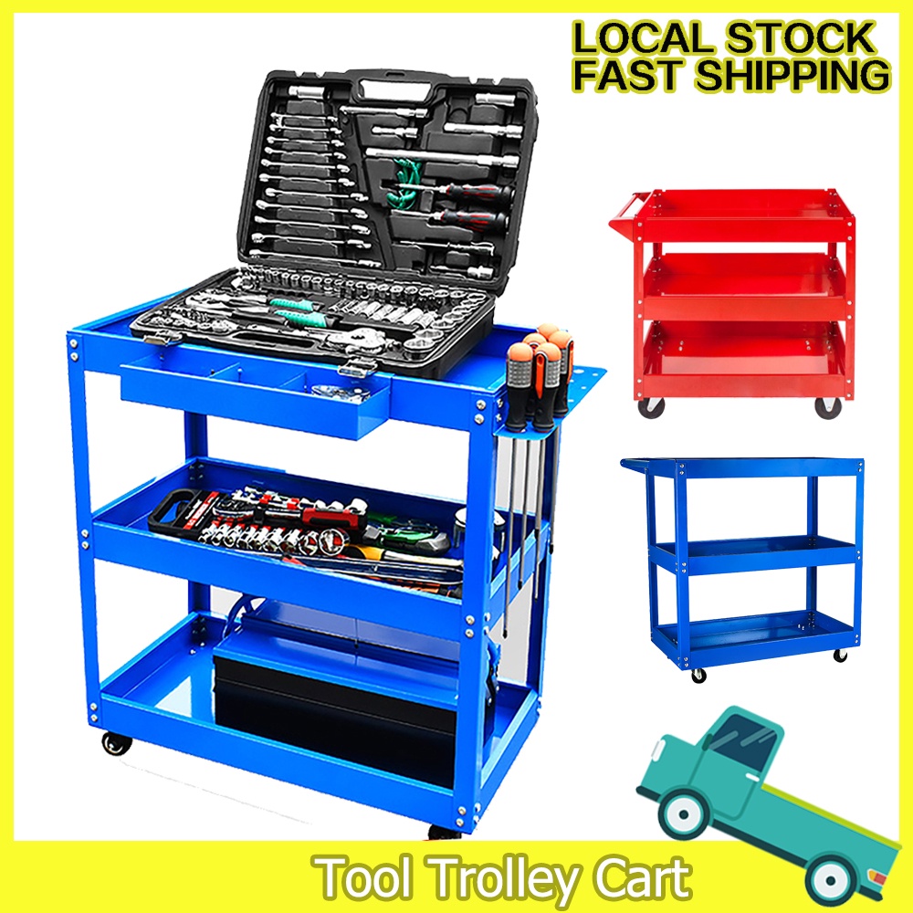 Heavy Duty 3Layer tools trolley cart load 200KG 3Layer Service Cart