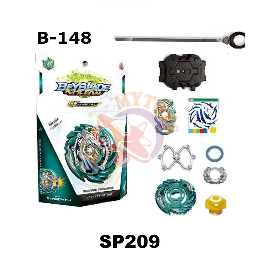 Mytoys Beyblade Burst B148 Gyro High Speed Spinner Starter Top Sp9 B 148 Booster Heaven Pegasus 10p Lw Shopee Malaysia