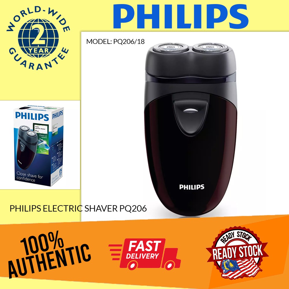 Philips Electric Shaver PQ206 (PQ206/18) Completely Remove Stubble