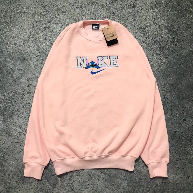 Sweater Sweatshirt Nike Stitch Vintage Logo I Crewneck Nike X Stitch Disney Embroidered Men Women Shopee Malaysia