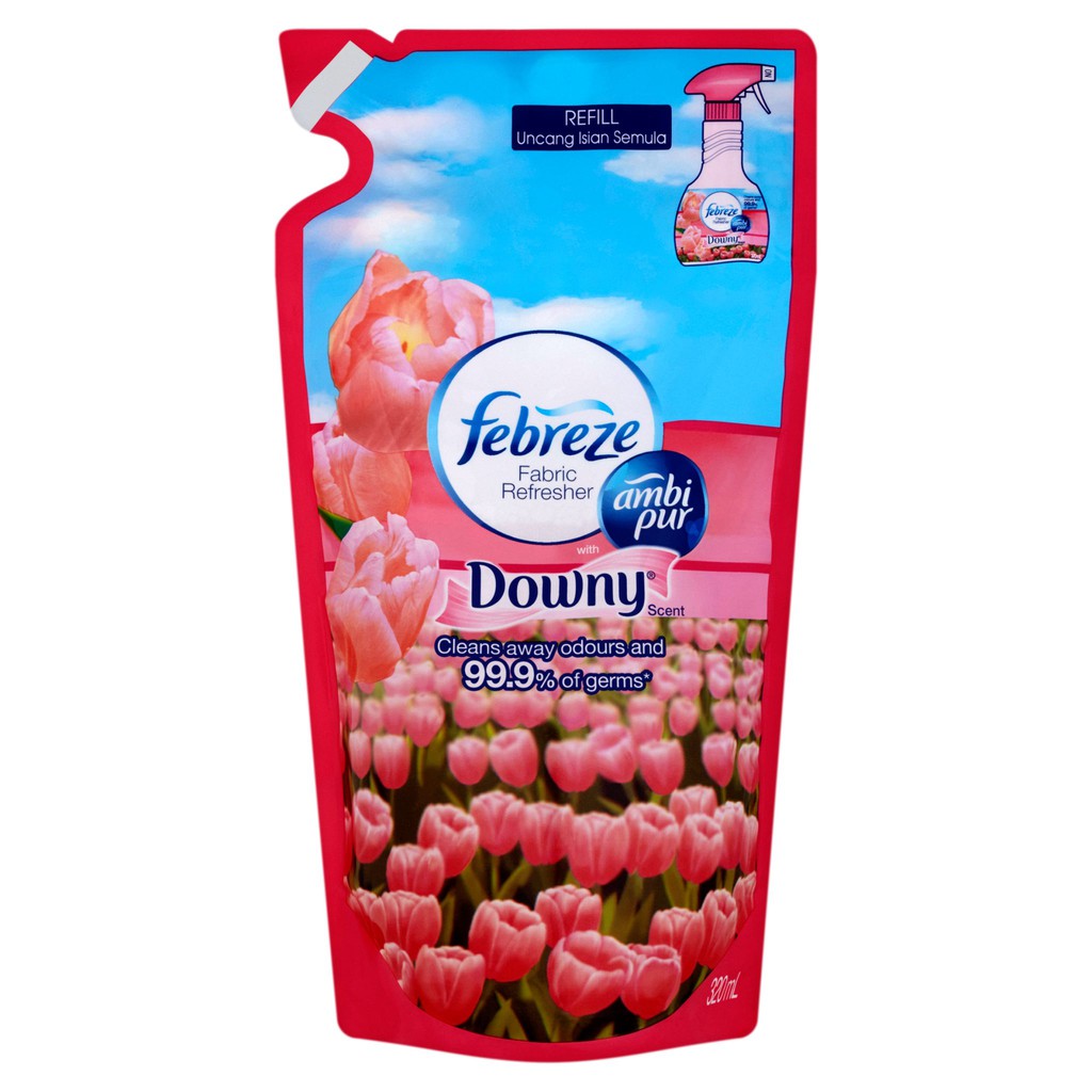 Febreze Fabric Refresher with Ambi Pur Downy Scent Refill 320ml