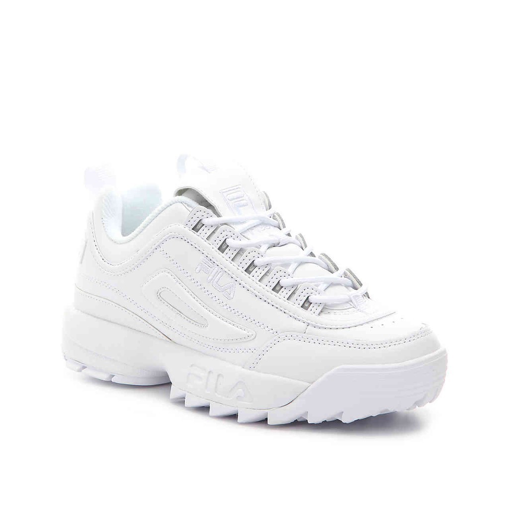 all white fila disruptor