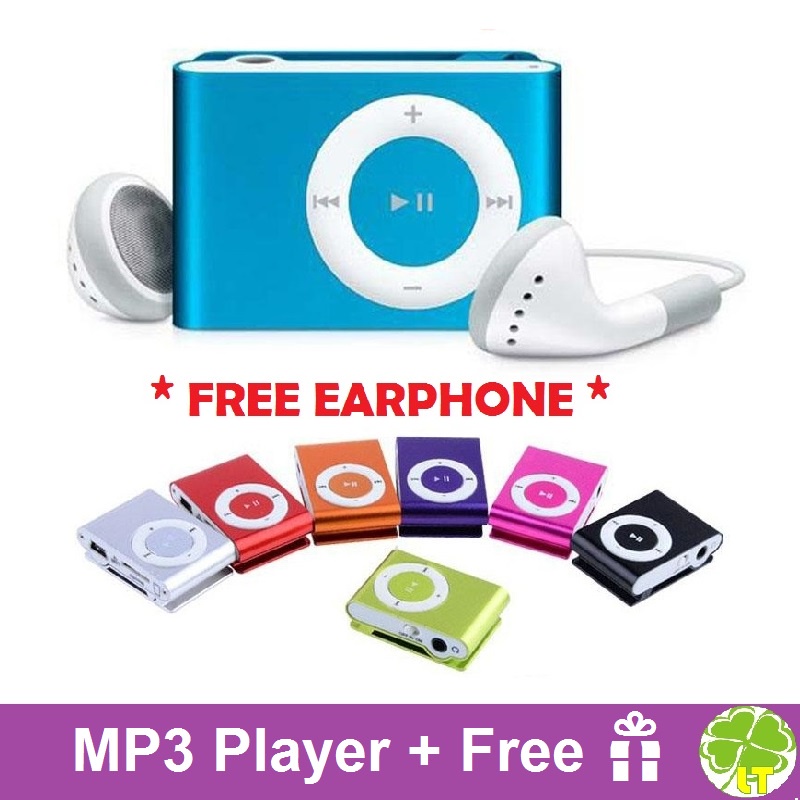 🌟READY STOCK 🌟 MINI CLIP MP3 PLAYER With FREE Earphone 🎁 Shopee Malaysia